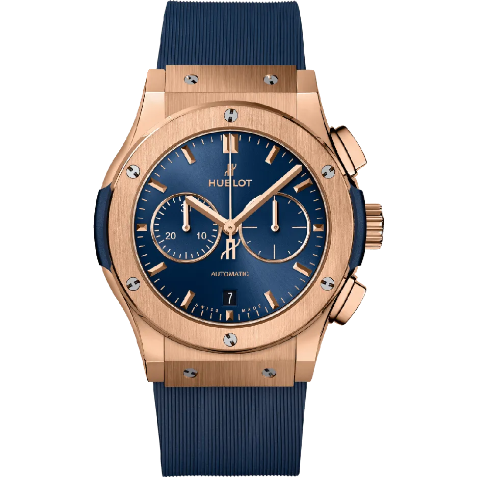 Hublot Chronograph King Gold Blue
