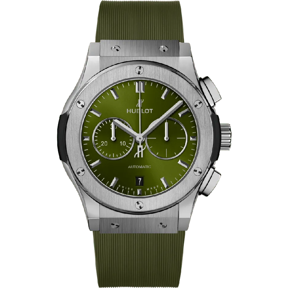 Hublot Chronograph Titanium Green