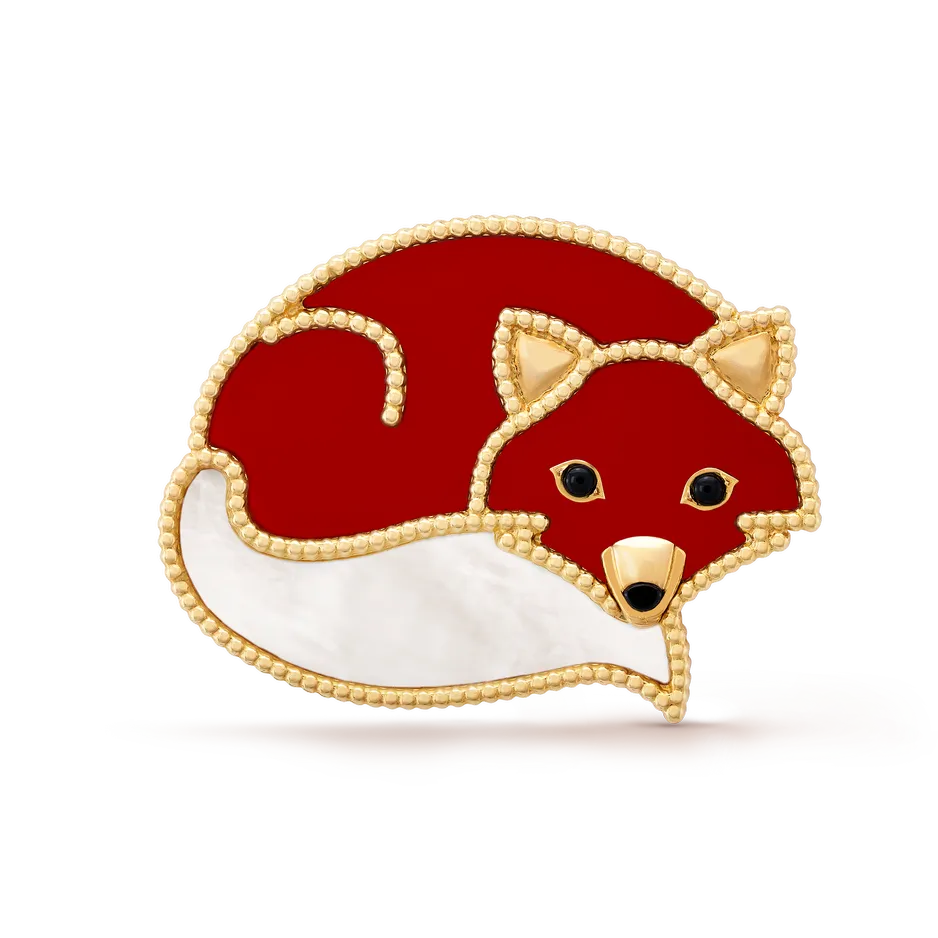 Van Cleef & Arpels Брошь Lucky Animals Fox