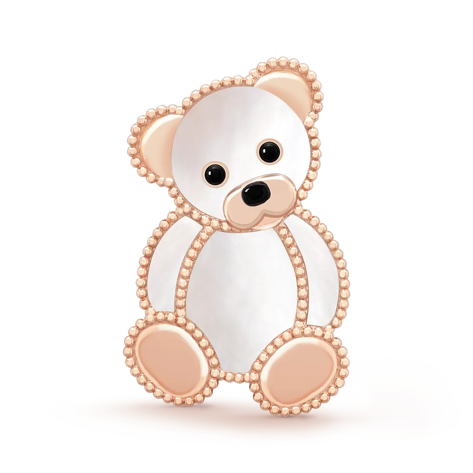 Van Cleef & Arpels Брошь Lucky Animals Teddy Bear