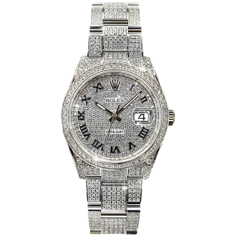 Rolex Datejust Diamonds Custom
