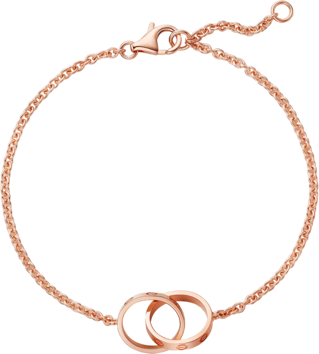 Cartier LOVEbracelet, on chain