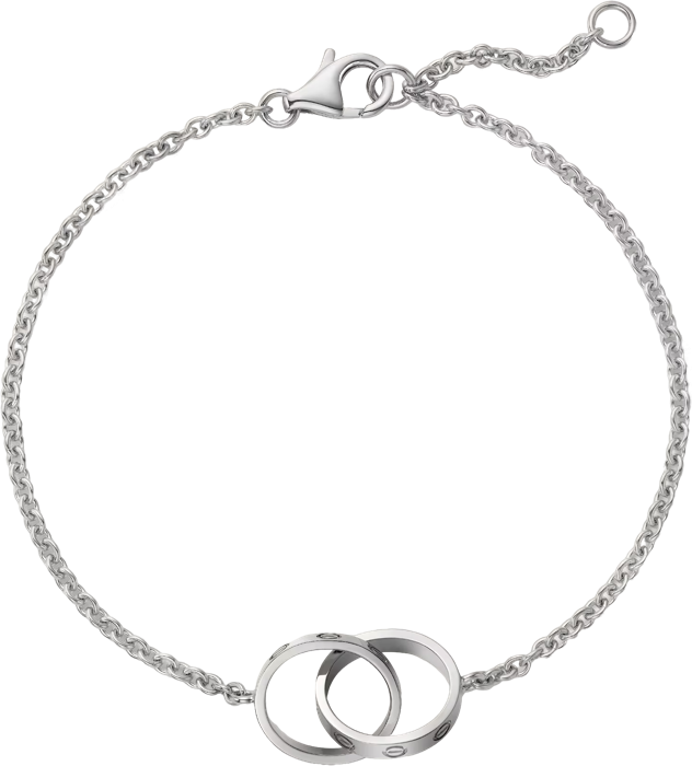 Cartier LOVEbracelet, on chain
