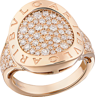 Кольцо с бриллиантом Bvlgari ring AN854863