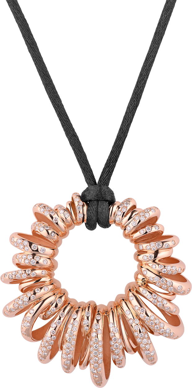 Подвеска De grisogono Sole Rose Gold & Diamonds 94401/04