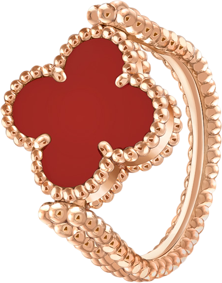 Van Cleef & Arpels Реверсивное кольцо Vintage Alhambra