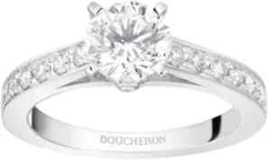 Кольцо Boucheron Beloved Engagement Ring 1.08 CT D/VVS2 (GIA) JSL00141 (id 39177)