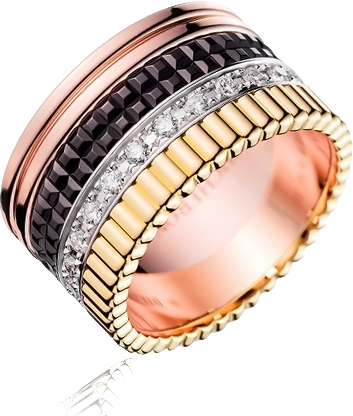 Кольцо Boucheron QUATRE CLASSIQUE LARGE RING (SIZE 60) JRG00623 (id 20872)