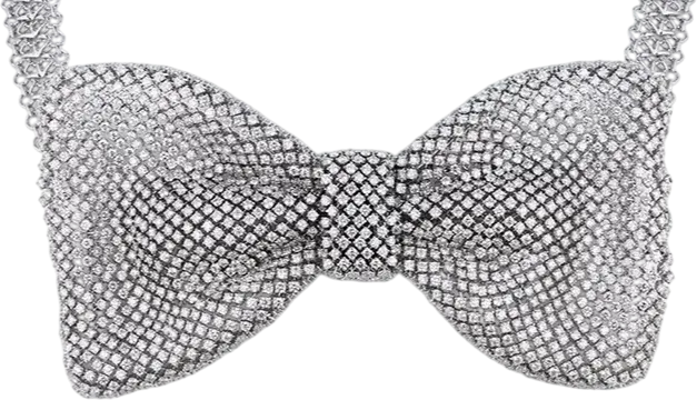 Колье Jacob & Co Rare Bow Tie Necklace 91946219 (id 39746)
