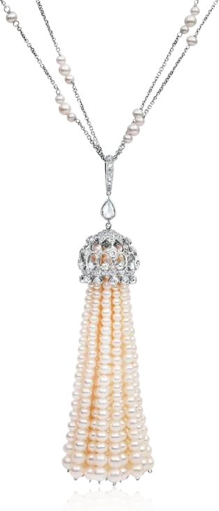 Колье Yanush Gioielli WHITE GOLD 18K NECKLACE YN6031WPRL (id 39060)