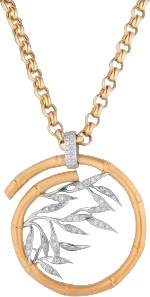 Подвеска  Carrera y Carrera BAMBOO YELLOW GOLD LARGE PENDANT BAMBOOLARGE07/03 (id 39424)