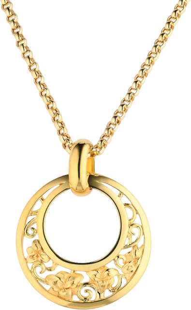 Подвеска  Carrera y Carrera JAZMIN YELLOW GOLD PENDANT DA12759 01 (id 37437)