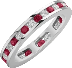 Кольцо Mercury КОЛЬЦО С БРИЛЛИАНТАМИ И РУБИНАМИ (SIZE 53) MR22375/WG (id 39340)