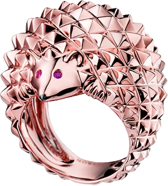 Кольцо Boucheron HANS, THE HEDGEHOG FAMILY, ROSE GOLD RING JRG00630 (id 20788)