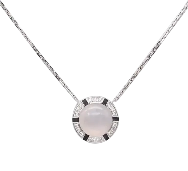 Подвеска  Chaumet MOONSTONE AND DIAMOND PENDANT 975940 (id 38032)