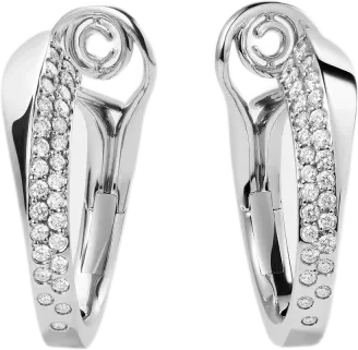 Серьги Crivelli WHITE GOLD DIAMOND EARRINGS 000-4380ns (id 38193)