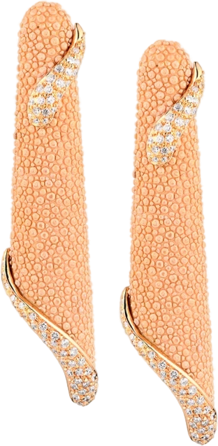 Серьги De Grisogono ROSE GOLD DIAMOND EARRINGS B1977 (id 37949)