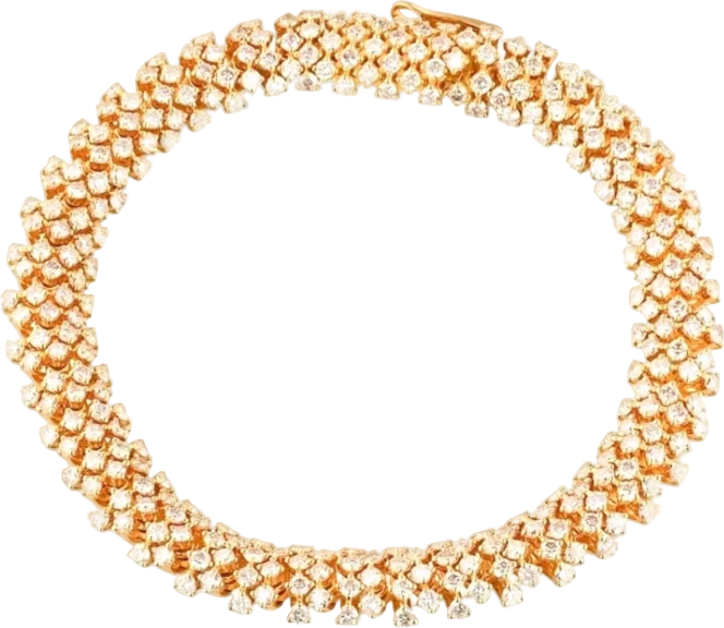 Браслет DeRosa ROUND DIAMOND BRACELET 12.65 CT FY/VVS-VS B2654252B (id 38529)