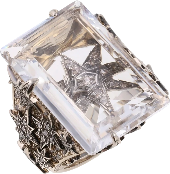Кольцо H. Stern STARS RING (YG) (SIZE 57) STASRING (id 38869)