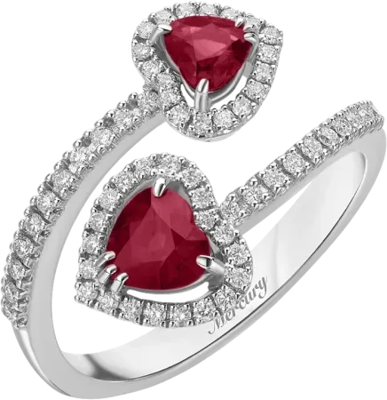 Кольцо Mercury HEART RUBY RING MR19752WR (id 36347)