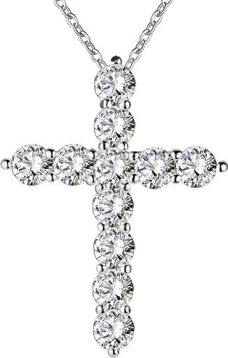 Крест Mercury DIAMOND CROSS PENDANT, LARGE MODEL 3.43 CT (id 33134)