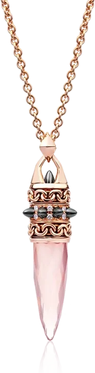 Подвеска  Stephen Webster RUSSIAN ROULETTE PENDANT WITH ROSE QUARZ SWRR061224 (id 38378)