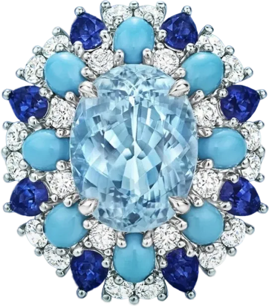 Кольцо DeRosa Aquamarine ring 8.61 ct R115115812 (id 36079)