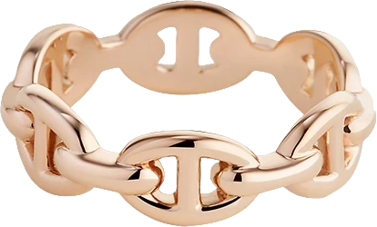 Кольцо Hermès CHAINE D'ANCRE ENCHAINEE RING, SMALL MODEL H110025B 00046 (id 35250)