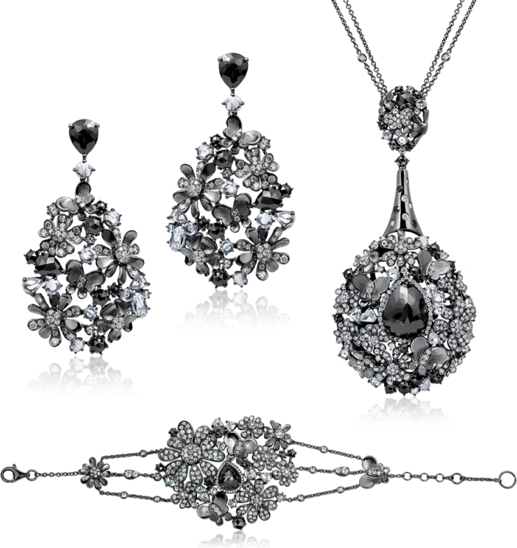 Комплект Jacob & Co FLORAL DIAMOND SET 727-428-353-419 (id 37680)