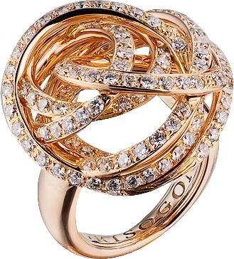 Кольцо De Grisogono MATASSA RING, PINK GOLD 54102/04 (id 20458)
