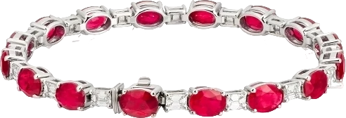Браслет DeRosa CLASSIC RUBY 16.19 CT & DIAMOND 3.05 CT BRACELET B13071924 (id 33790)