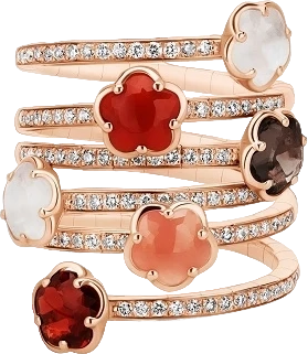 Кольцо Pasquale Bruni FIGLIA DEI FIORI RING, SIX FLOWERS 16000R (id 32991)