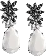 Серьги Pasquale Bruni GHIRLANDA DIAMOND & QUARTZ EARRINGS 13836BN (id 33328)