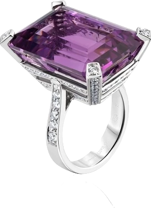 Кольцо RalfDiamonds AMETHYST 29.87 CT & DIAMOND 1.07 CT RING RD29.87CT11 (id 33813)