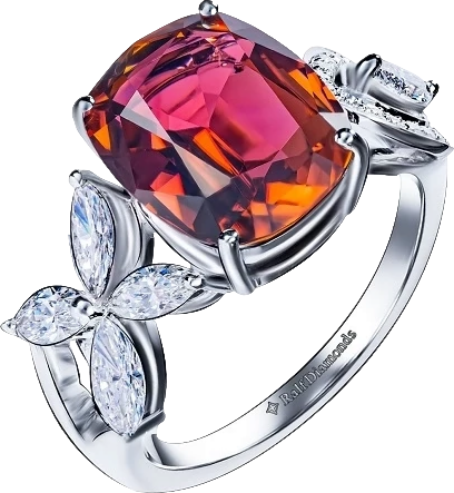 Кольцо RalfDiamonds КОЛЬЦО С ТУРМАЛИНОМ 3.83 СТ RD3.83CT (id 32490)