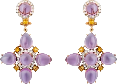Серьги RalfDiamonds AMETHYST & DIAMOND EARRINGS RD1411FO (id 34103)
