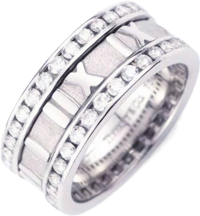 Кольцо No name С БРИЛЛИАНТАМИ В СТИЛЕ TIFFANY ATLAS diamond ring (id 29549)