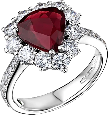 Кольцо Verdi Jewellery КОЛЬЦО С РУБИНОМ 3.00 CT PIGEON BLOOD A15D (id 24798)