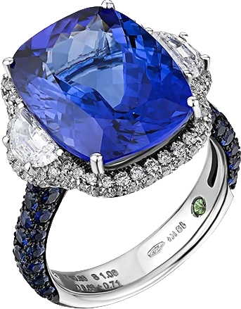 Кольцо Verdi Jewellery КОЛЬЦО С ТАНЗАНИТОМ 10.66 CT A55B (id 24367)