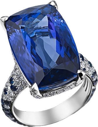 Кольцо Verdi Jewellery КОЛЬЦО С ТАНЗАНИТОМ 21.67 CT A16D (id 25154)