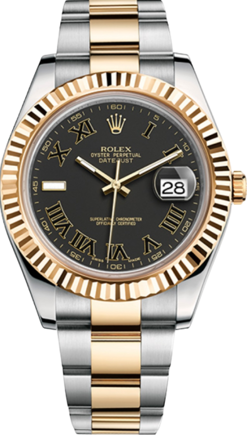 Часы Rolex Datejust II 41mm Steel and Yellow Gold 116333 bkro