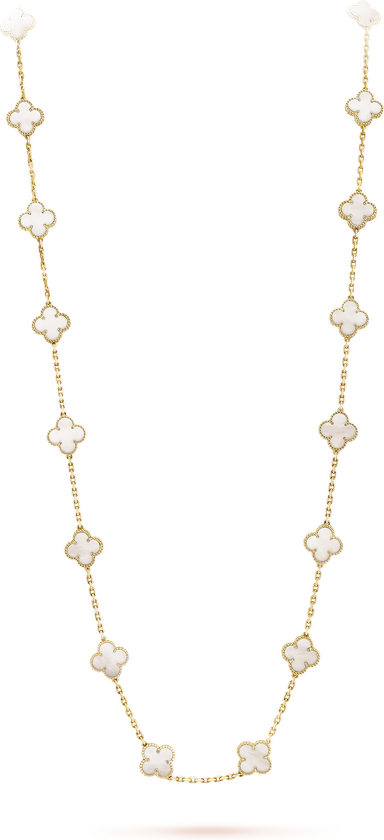 Van Cleef & Arpels Длинное колье Vintage Alhambra