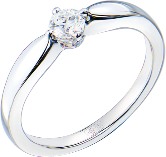 Кольцо Bvlgari Dedicata a Venezia 0,22 ct E/VVS1 Round Brilliant 345189