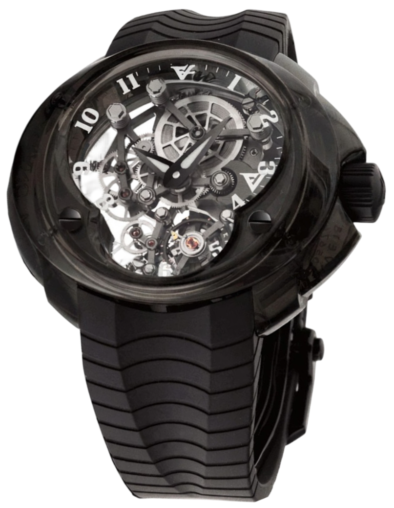 Franc Vila Complication Suspended Skeleton Black Neoralite