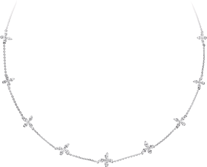 Classic Butterfly Petite Diamond Necklace Graff