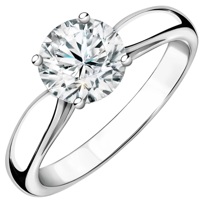 GIA Кольцо с бриллиантом 2,22 Ct. K/vvs1 (3 Excellent)