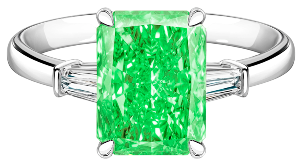 GIA Кольцо с бриллиантом 5,01 Ct. Fbgy/si1