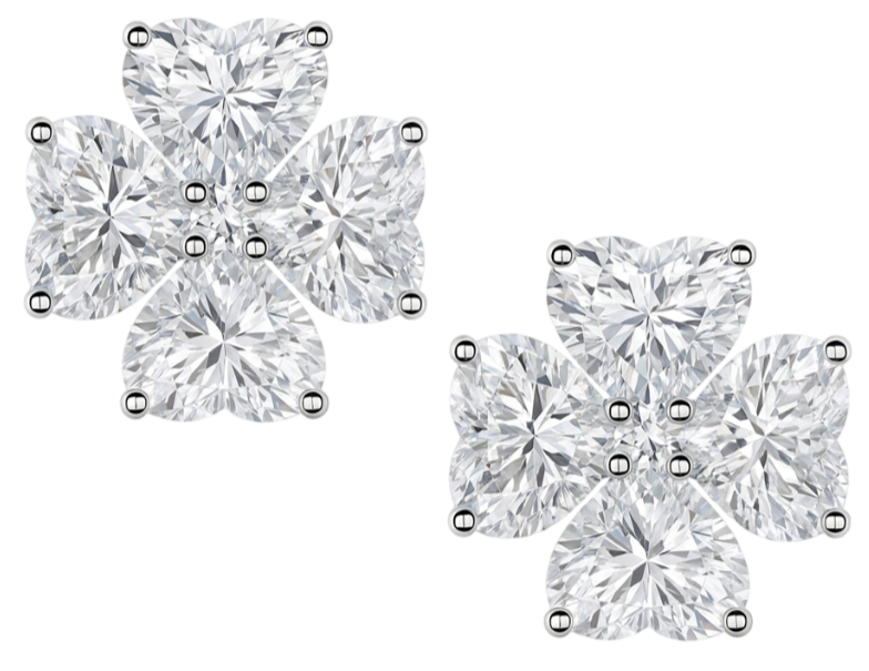 GIA Серьги с бриллиантами 4,03 Ct. D/vs1