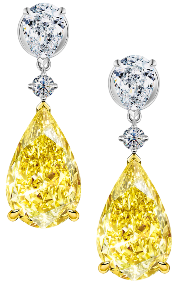 GIA Серьги с бриллиантами 3,02/3,02 Ct. W To X/vvs2-vs2