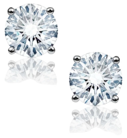 Серьги No name -пуссеты 1 50 J/VS2- 1 50 J/VS2 GIA